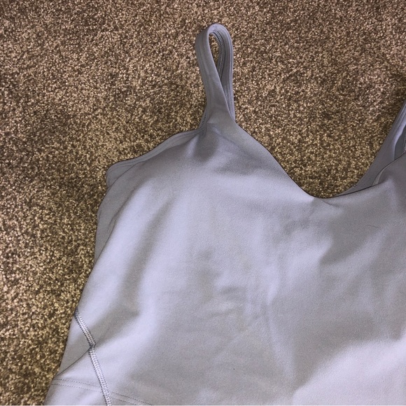 EUC Lululemon Align Tank Size 8 Blue Linen - Picture 5 of 11
